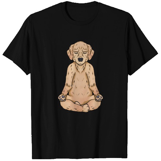 animal yoga dog meditation fun T Shirts