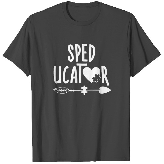 Speducator SPED Teacher Autism Awareness Support T Shirts