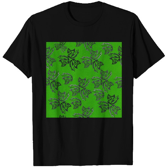 HellCat Pattern Green T Shirts
