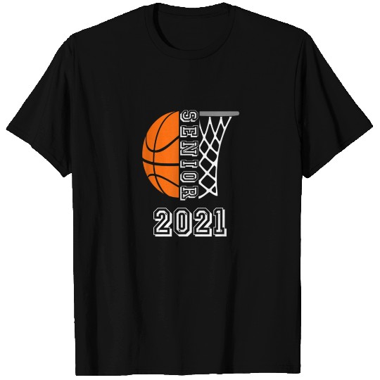 Graduate Senior Class 2021 Graduation Basketball T Shirts