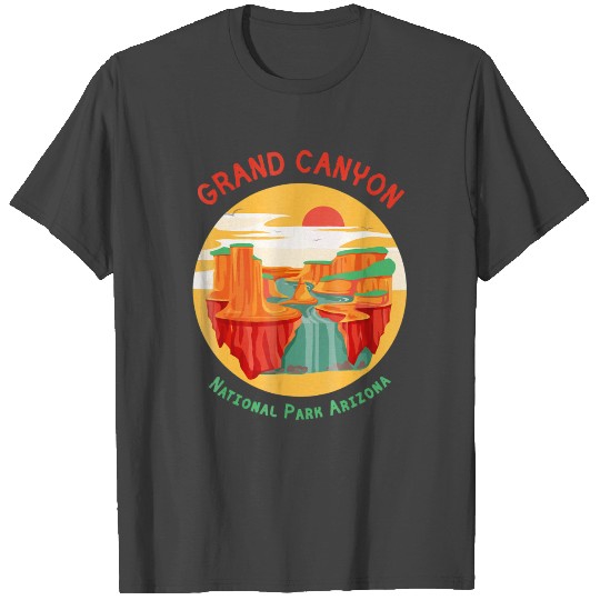 Grand Canyon National Park Arizonna Vintage Road T Shirts