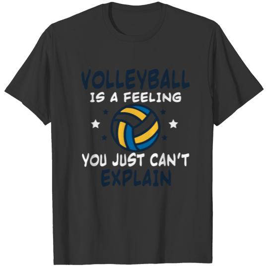 Volleyball feeling player ball gift T-shirt