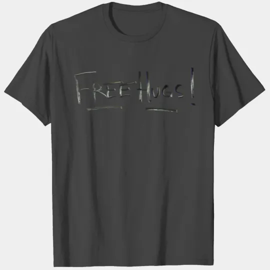 Free Hugs! Simple hand written minimal design T Shirts