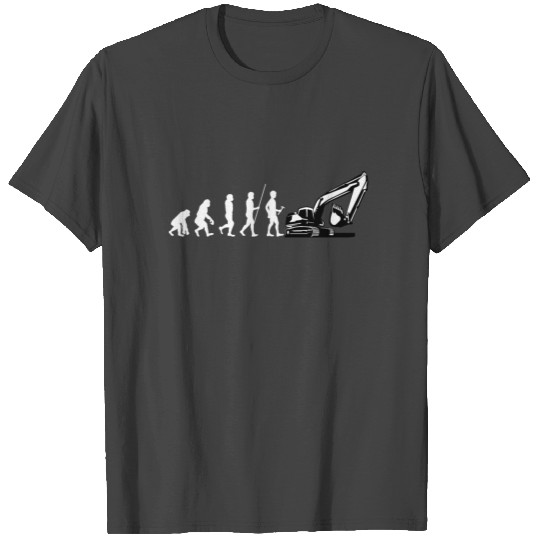 Excavator Construction Work Road Construction T Shirts
