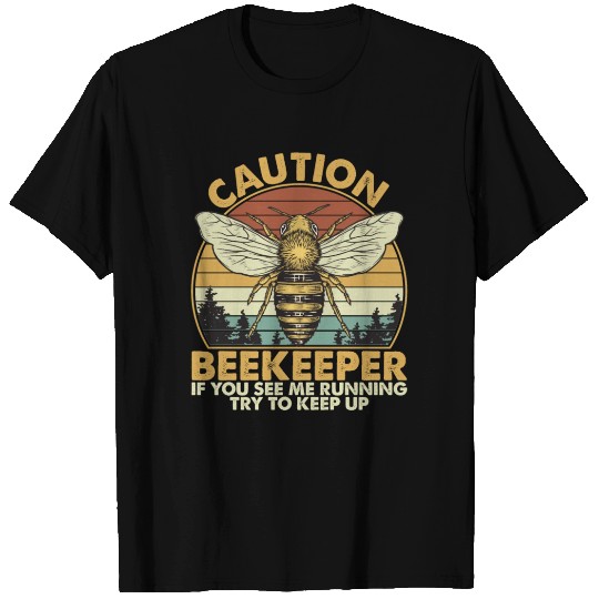 Caution Beekeeper Vintage Retro T Shirts