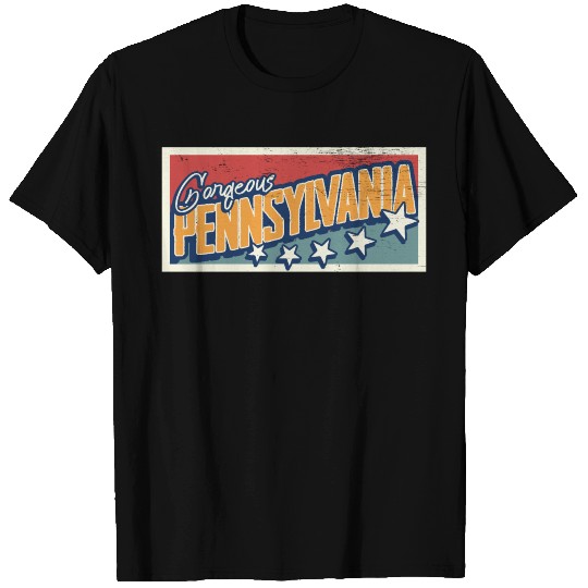 USA America Pennsylvania T Shirts