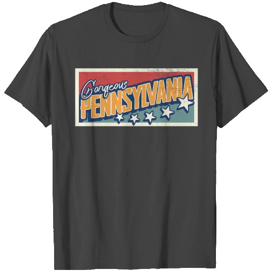 USA America Pennsylvania T Shirts