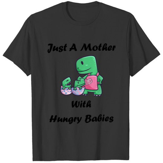 Dinosaurs Mama Dino Baby Mother T Shirts
