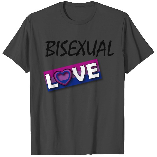 Bisexual Love Bi Pride LGBT T Shirts