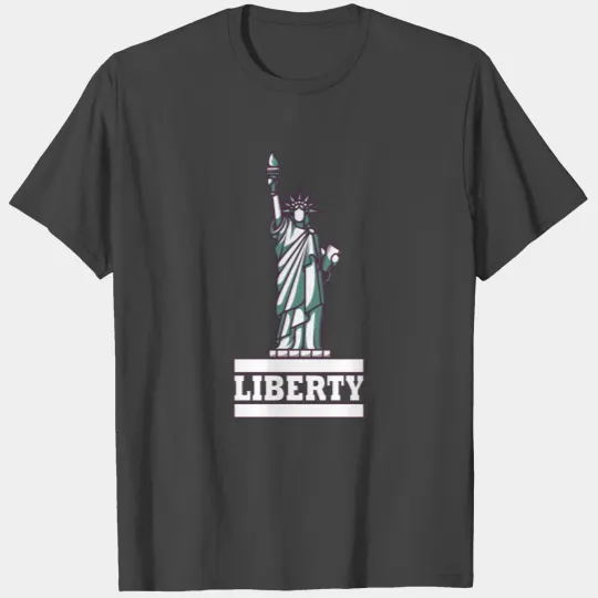 Liberty New York Freedom Symbol United States T Shirts