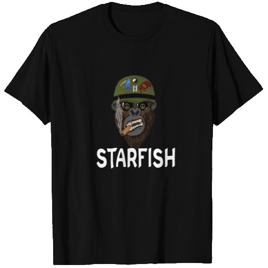 StarFish Gorilla Gift T Shirts