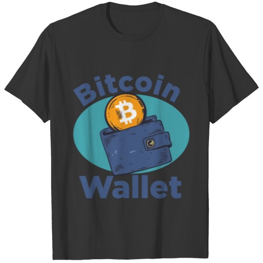 Bitcoin Crypto Wallet Currency T-shirt