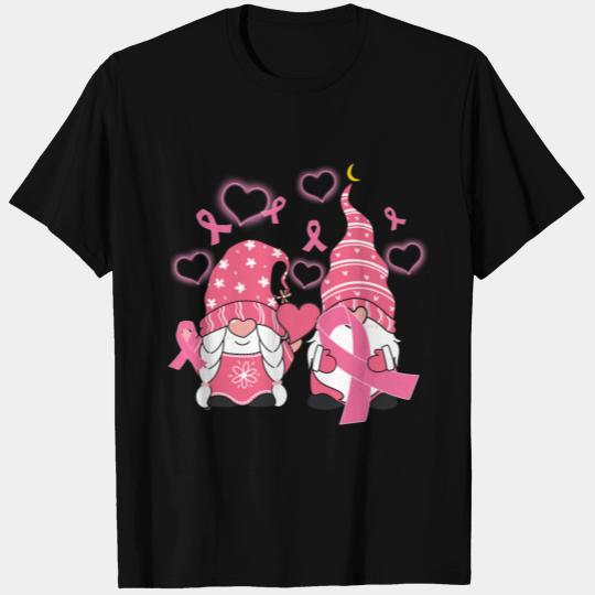 Gnome Couple Valentine Pink Ribbons T Shirts