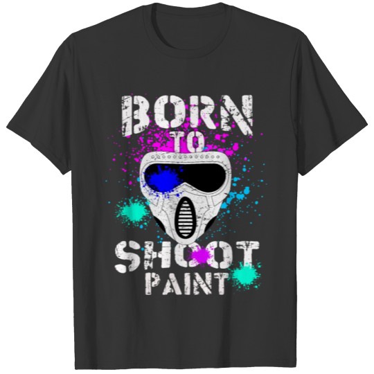 Paintball Player Airsoft Paintballing Paintballs T-shirt