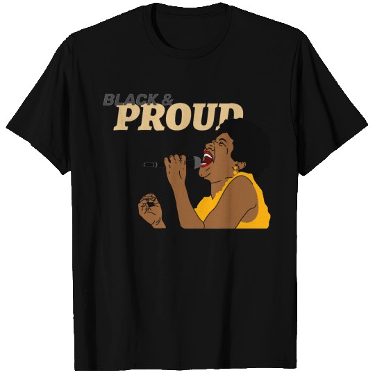 black and Proud T Shirts