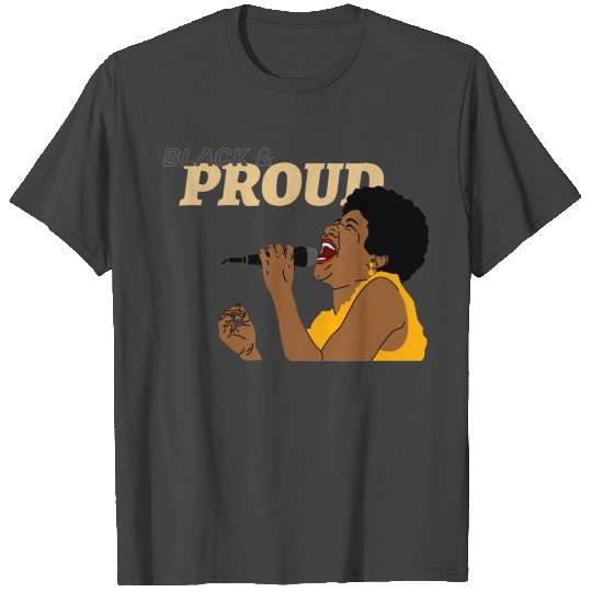 black and Proud T Shirts