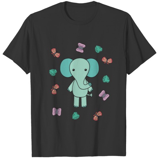 Baby Kids Elephant I Toddler Elephant Motif T Shirts