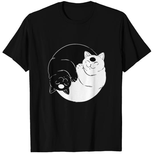 Cat Ying Yang T Shirts