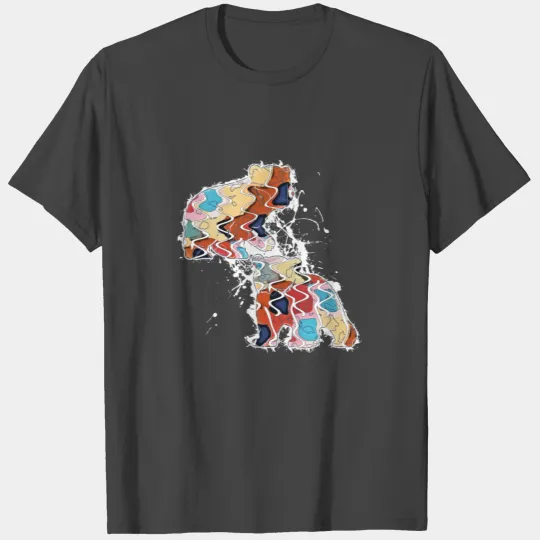 Color Bear Cubs Abstract Illustration T Shirts