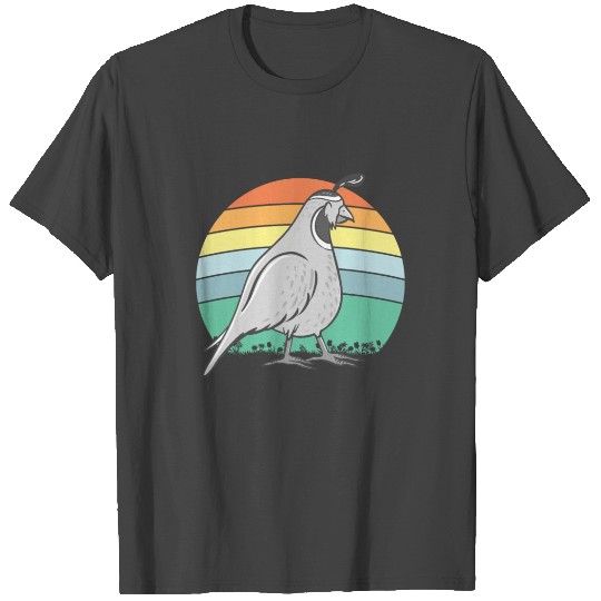 Quail Retro Vintage Quail Farmer T Shirts