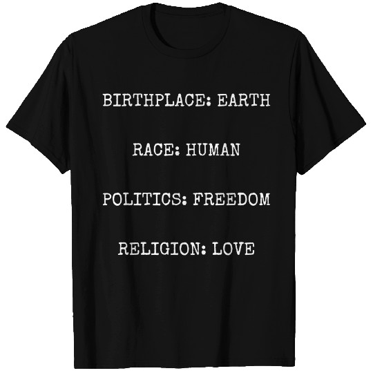 World unity quote T Shirts