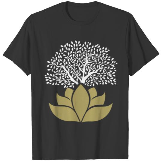 Japan Asia Sun Water Zen japanese design forest T-shirt