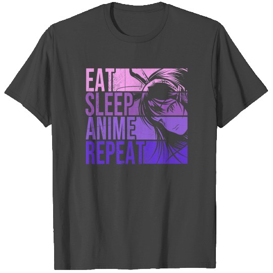 Eat Sleep Anime Repeat Anime Lovers Gifts T Shirts
