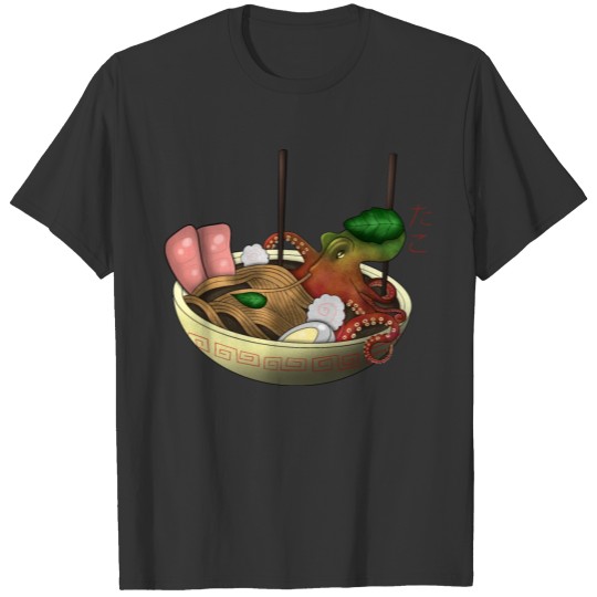 octopus ramen T-shirt