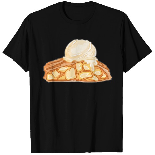 Apple Strudel with Vanilla Ice Cream T Shirts