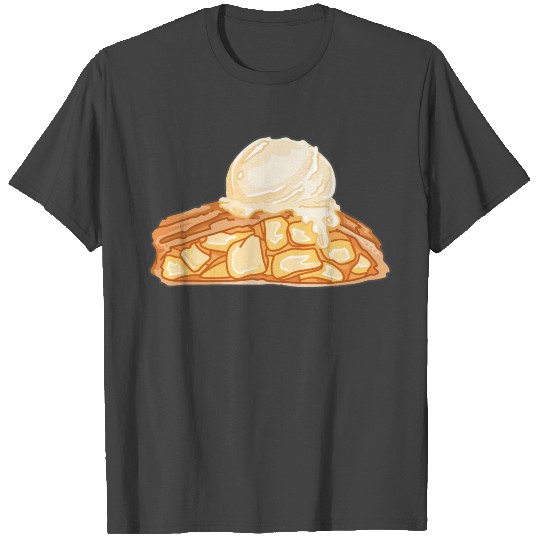 Apple Strudel with Vanilla Ice Cream T Shirts