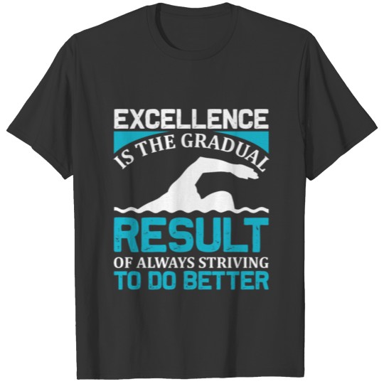 Excellence Is The Gradual Result T-shirt