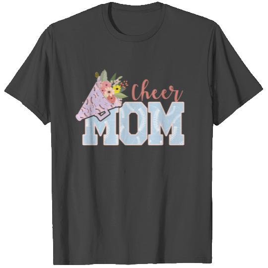Softball Cheer Mom T Shirts