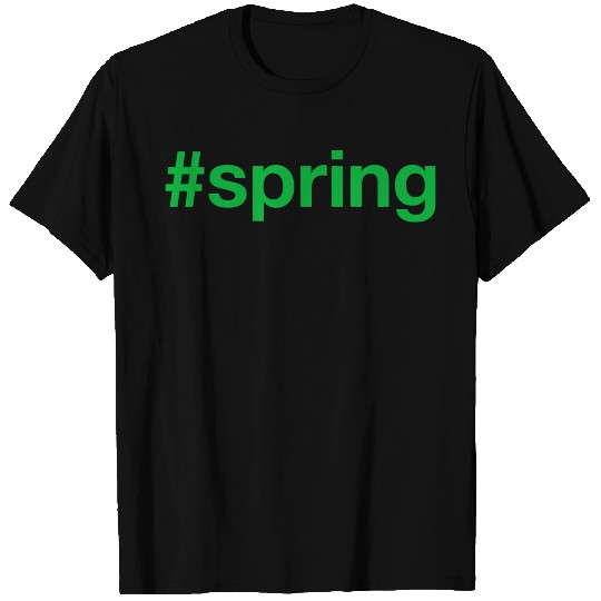 SPRING Hashtag T Shirts