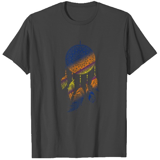 Colorful Mandala Dream catcher T Shirts