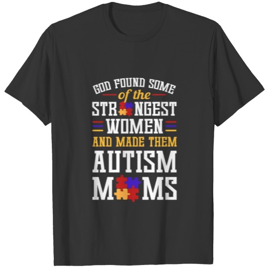 Autism Mom Mother Mummy Women Down Syndrome ASD T-shirt