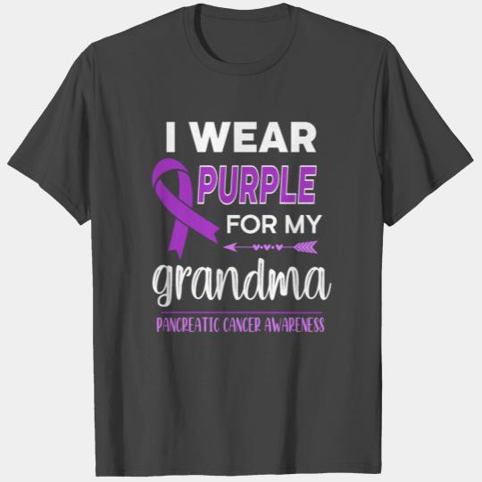 I Wear Purple For My Grandma T Shirts