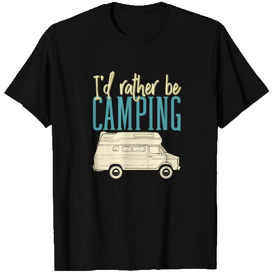 Camping Design For Cool RV Camper T Shirts