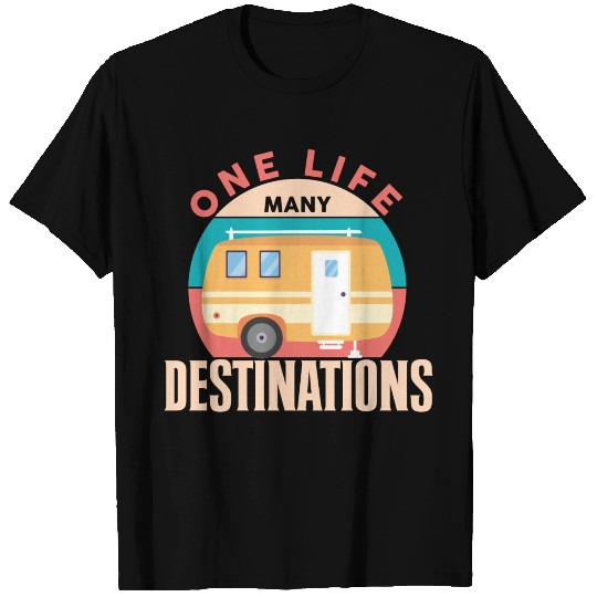 Camping Design For Cool RV Camper T Shirts