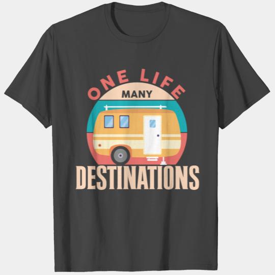 Camping Design For Cool RV Camper T Shirts