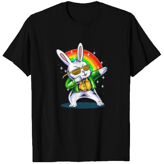 Dabbing Rabbit Easter Day Eggs Dab Boys Girls Kid T Shirts