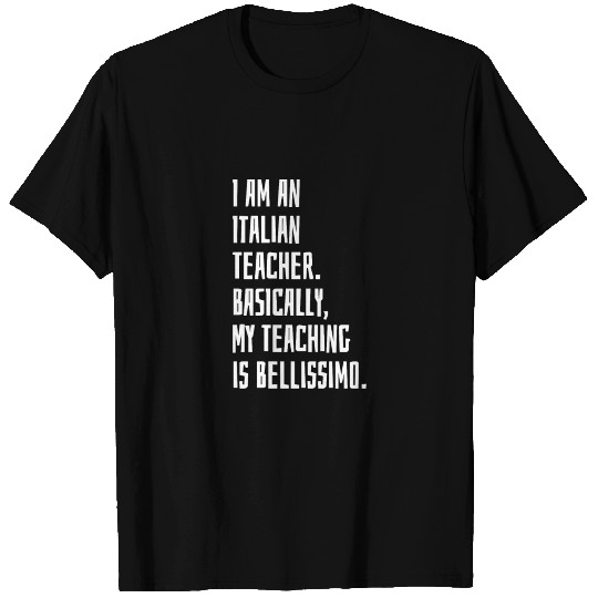 Italian Teacher T Shirts