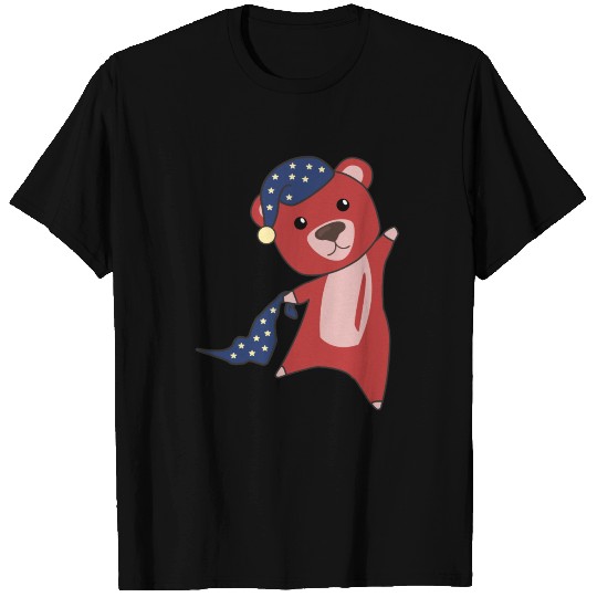 Red Bear Sleepyhead Bearly Wakeup Bears T Shirts