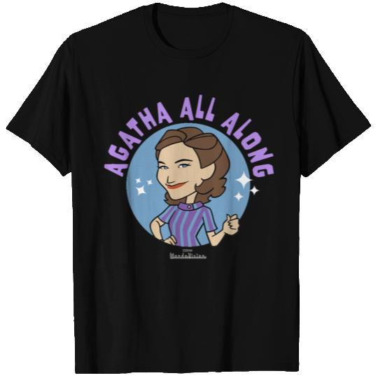 WandaVision Agatha All Along Retro Circle T Shirts