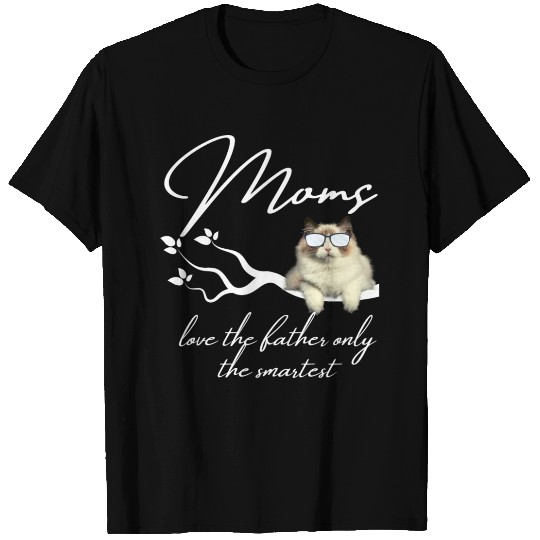 Moms love daddy funny cat women's at-T Shirts sarcast