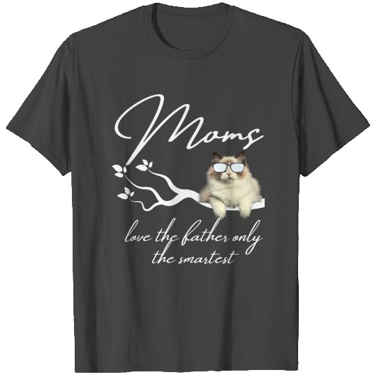 Moms love daddy funny cat women's at-T Shirts sarcast