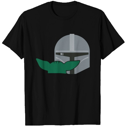 Grogu and Mandalorian T Shirts