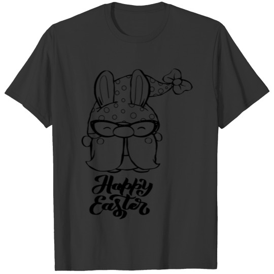 Cute bunny gnome ,happy Easter cartoon, Cartoon st T-shirt