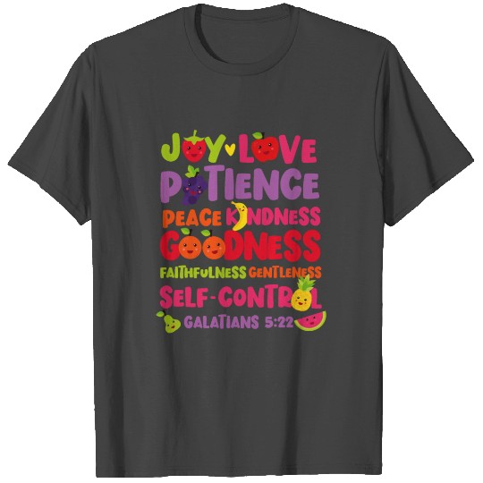 Christian Bible Verse Fruit Of The Spirit T Shirts