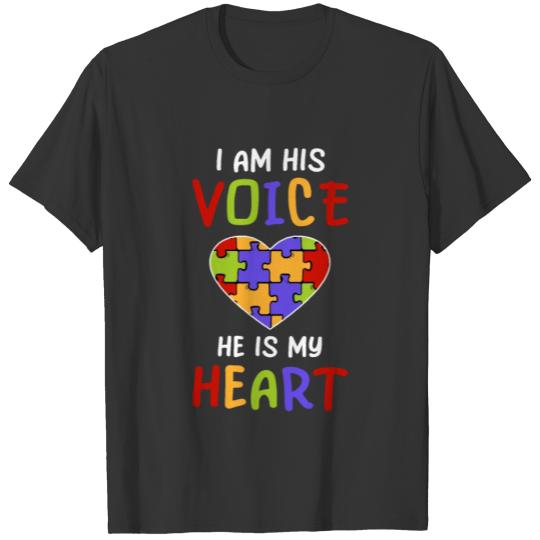 Autism Heart Awareness Puzzle Down Syndrome ASD T-shirt