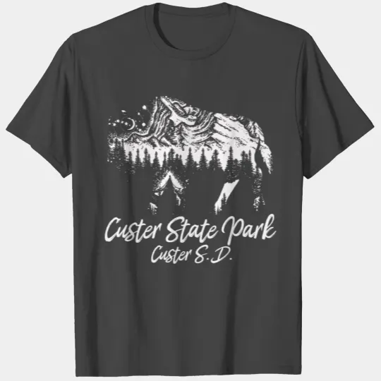 Custer State Park South Dakota Bison Gifts Clothes T Shirts